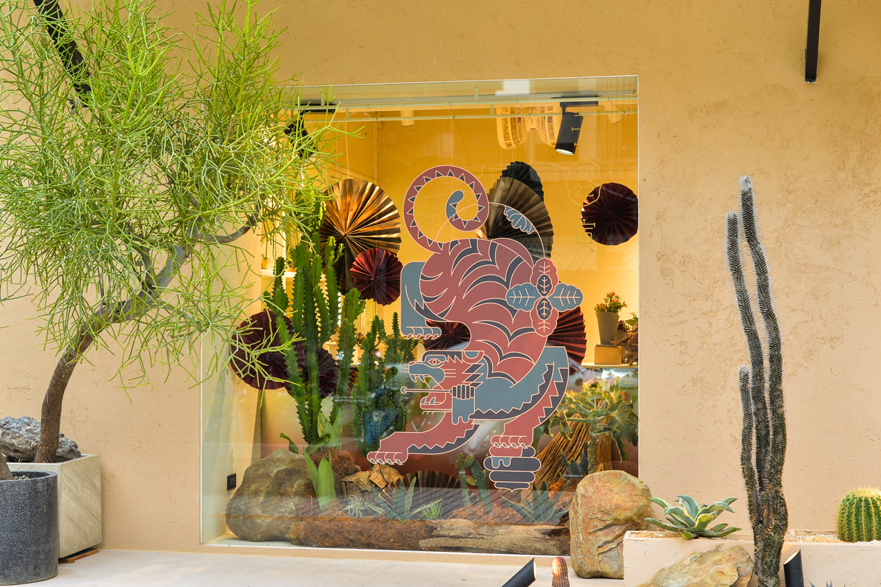 其他.虎年櫥窗陳列