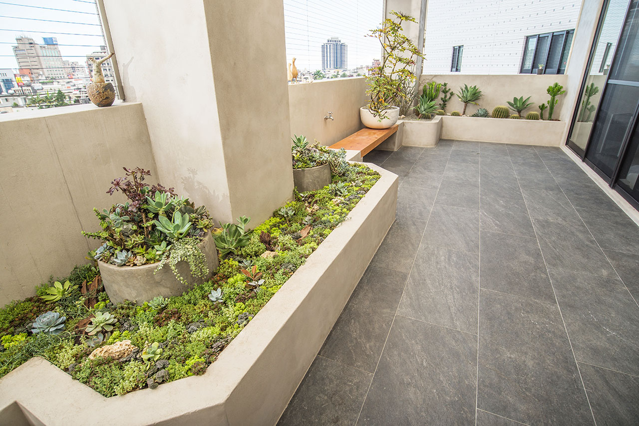 宜蘭陽台植物造景佈置案例