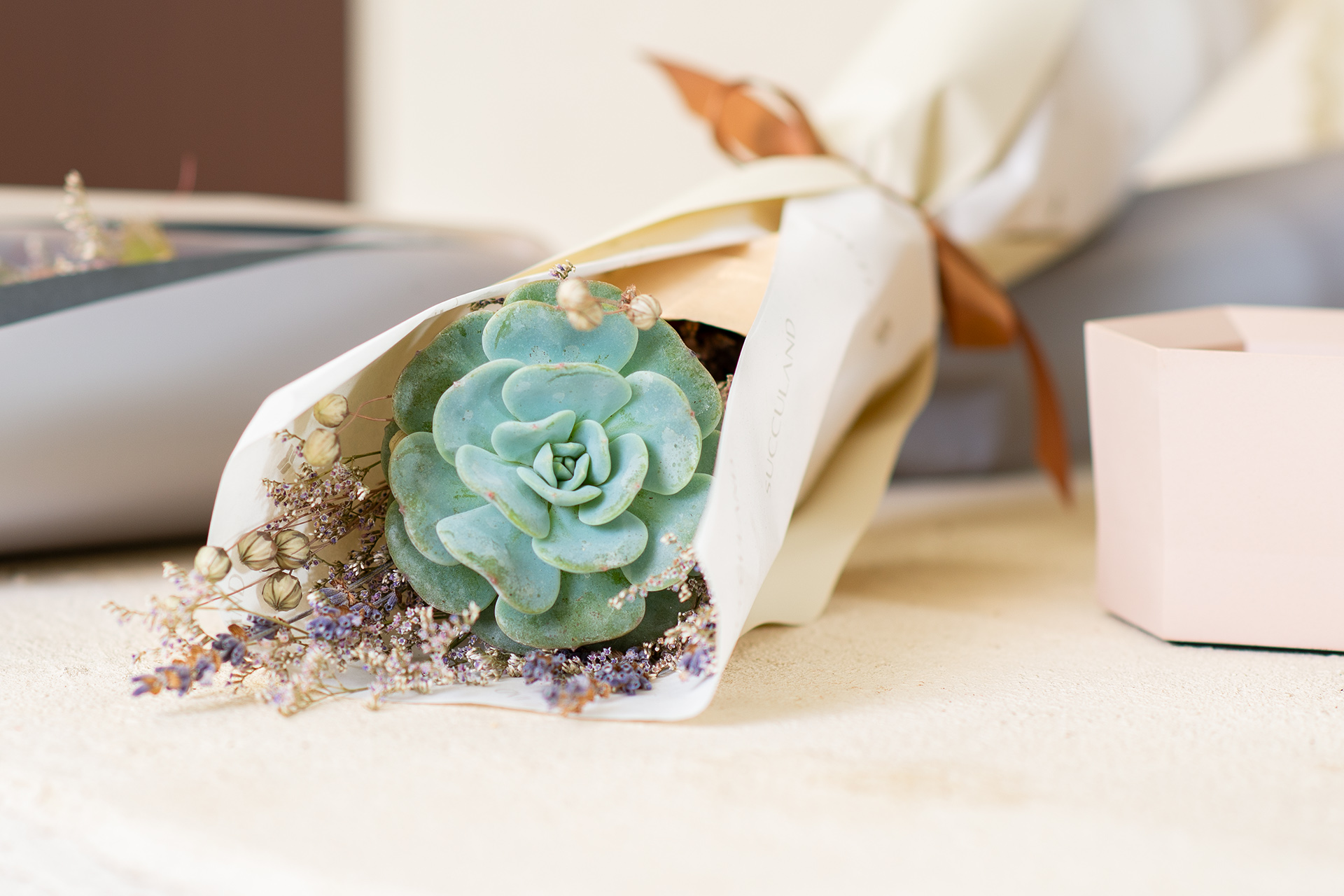 情人節期間限定！有肉店中店「沒有玫瑰的花店」 情人節花束 多肉花束＿台北花店 全台配送8