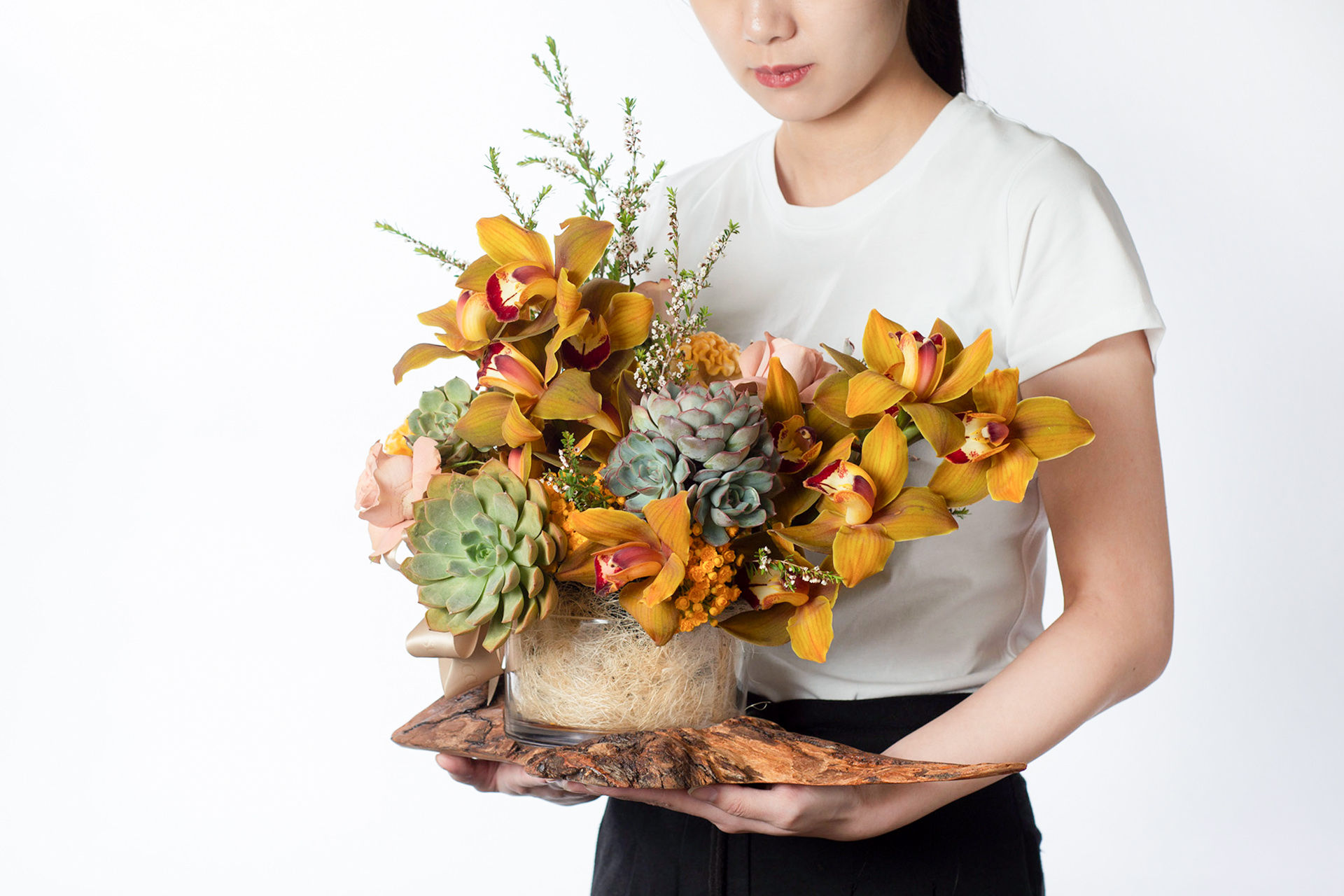 長壽花與蘭花，春節開花盆栽怎麼選？ 春節花藝創作：春野慢遊5