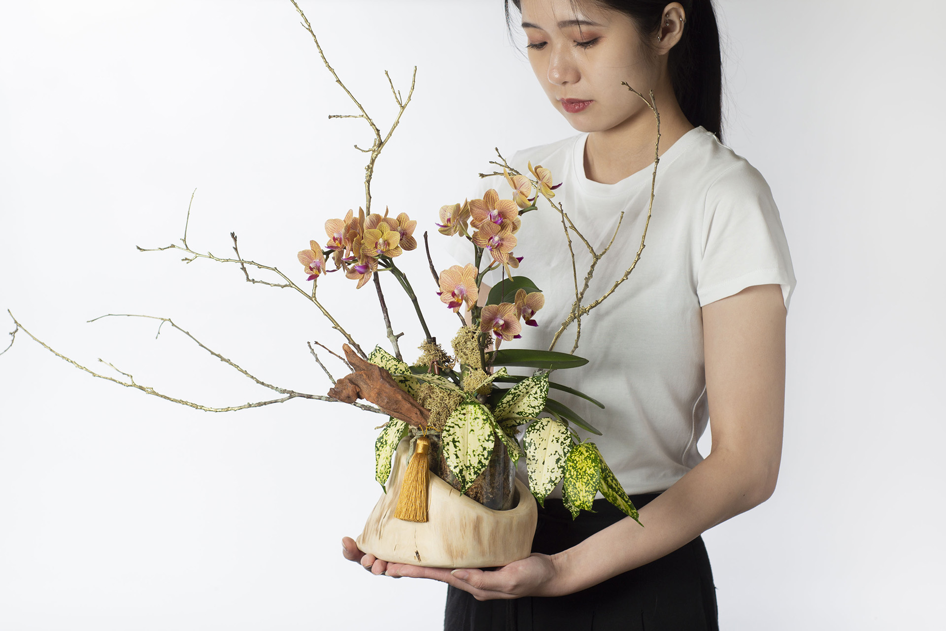 春節花藝創作：瑞春典雅5