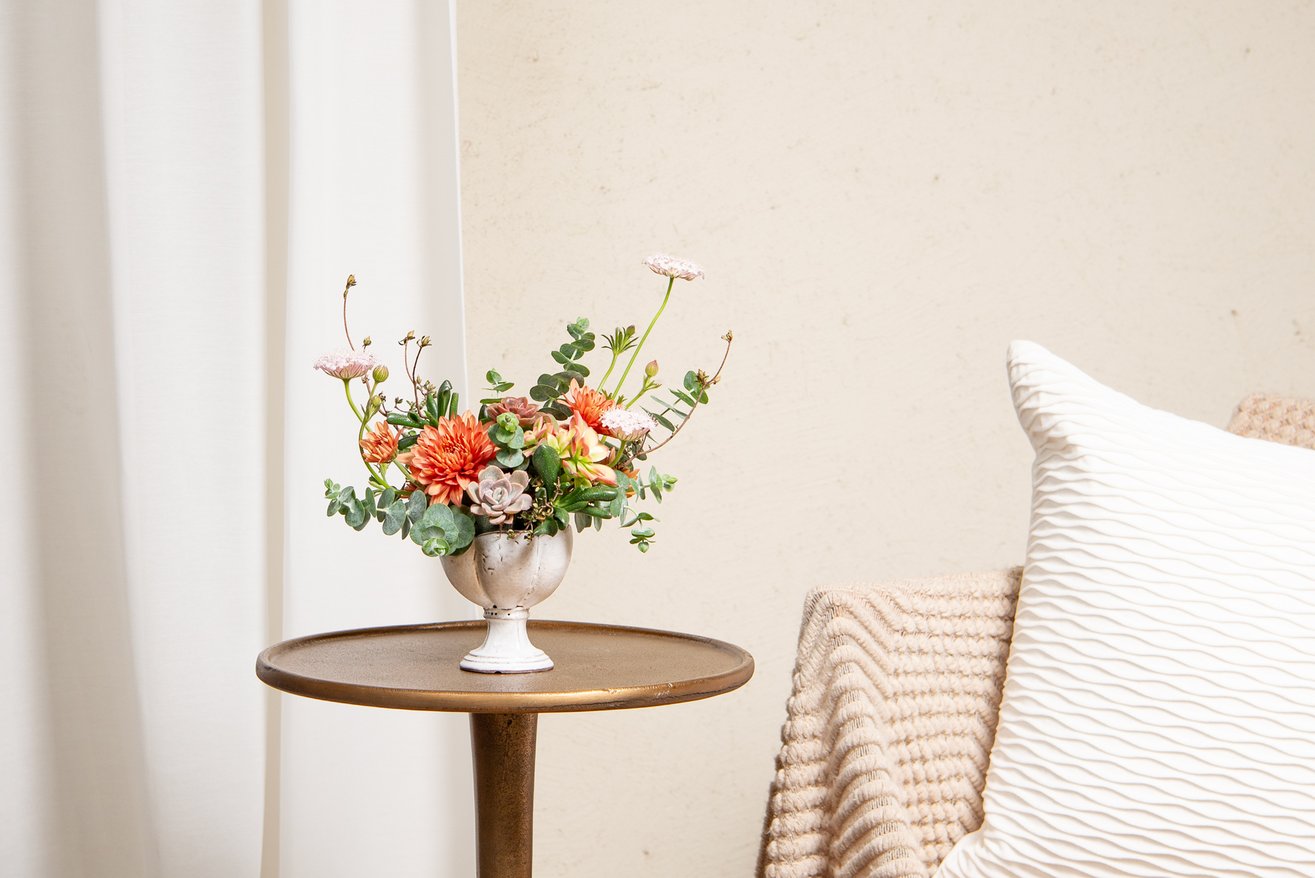 永恆之歌 永恆之歌 白色送禮桌上植栽1