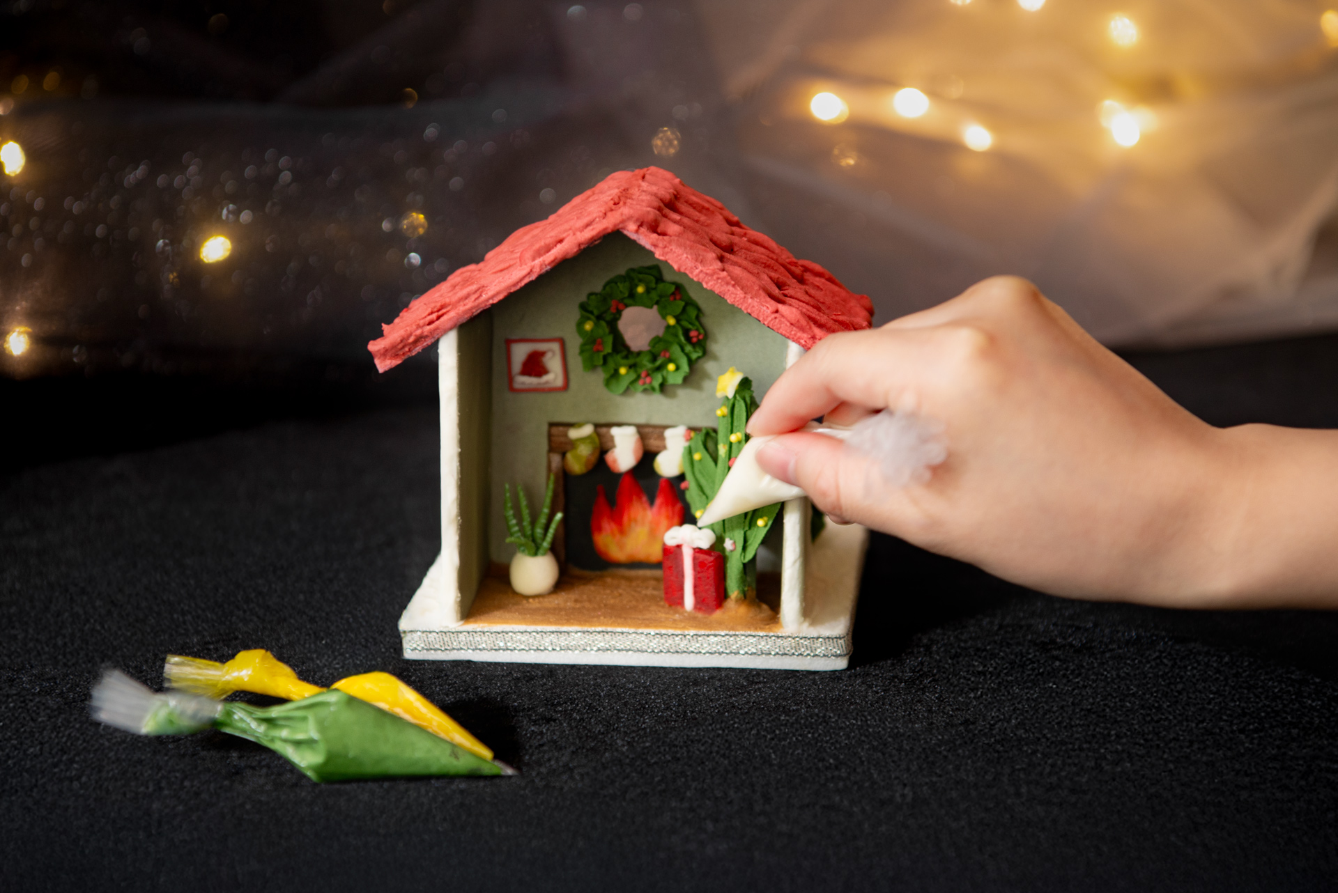 聖誕課程-霧隱甜居糖霜薑餅屋-手作過程jpg