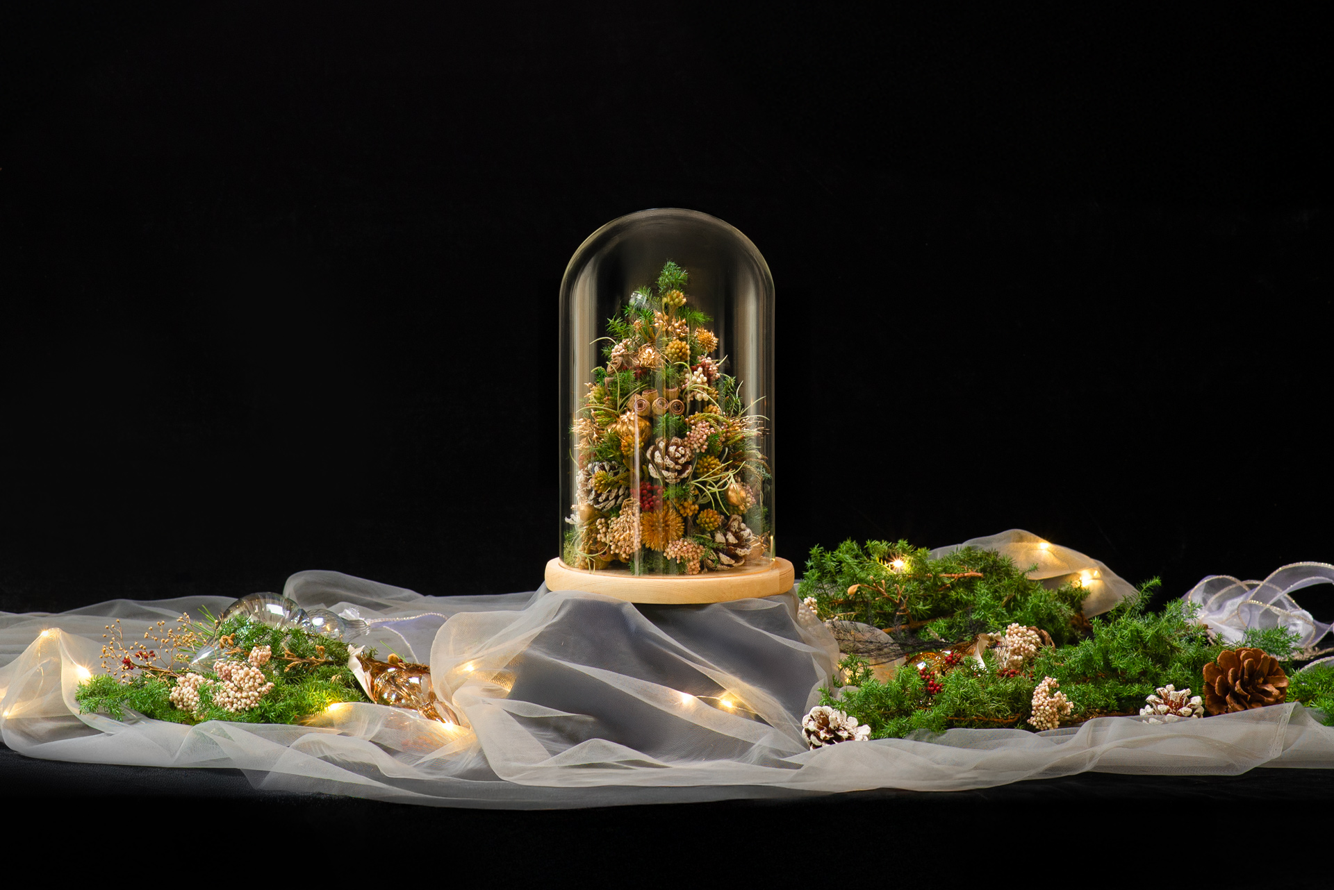 2024聖誕商品-鐘罩聖誕樹